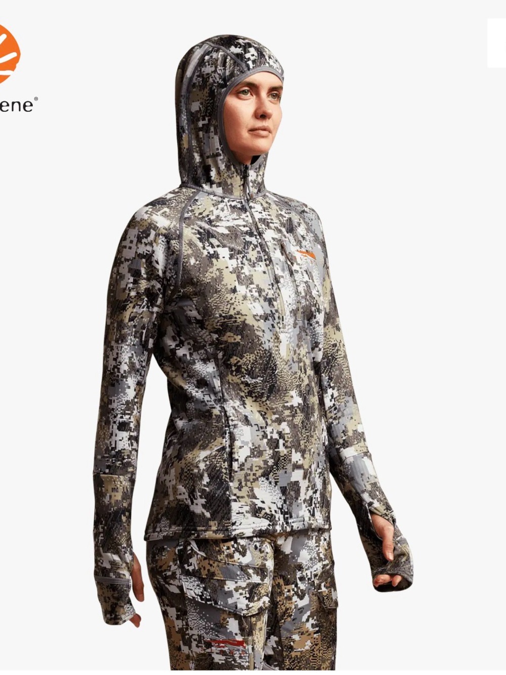 Women’s Sitka Fanatic Camo Pullover Hooded  medium M